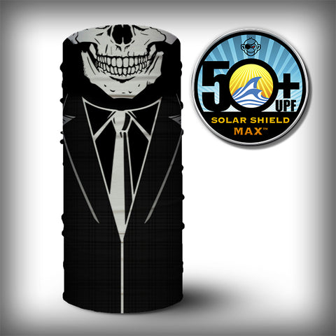 Monk Wrap Neck Gaiter - Face Mask - Bandana - Skull Dapper Dan