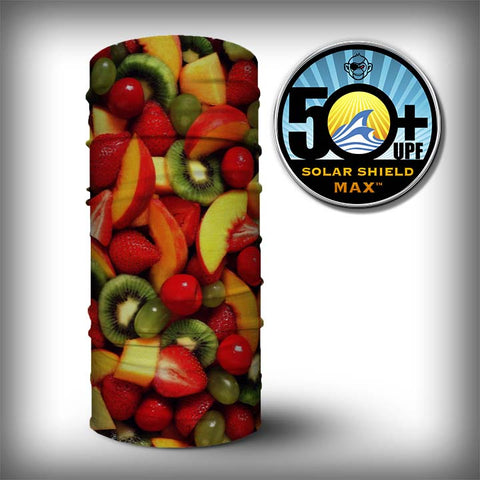 Monk Wrap Neck Gaiter - Face Mask - Bandana - Fruit