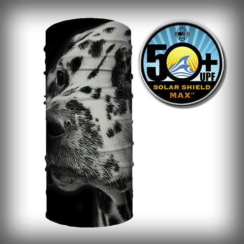Monk Wrap Neck Gaiter - Face Mask - Bandana - Dalmatians