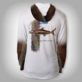 Surfmonkey Gear Fish Headzies™ Performance Solar Hoodie Shirt - Cobia