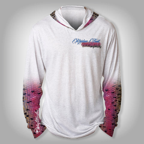 Surfmonkey Gear Fish Headzies™ Performance Solar Hoodie Shirt - Rainbow Trout