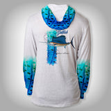Surfmonkey Gear Fish Headzies™ Performance Solar Hoodie Shirt - SailFish