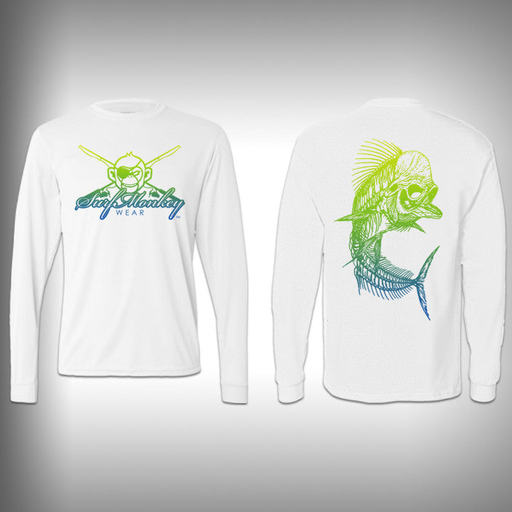 Bonefish Mahi - Performance Shirt - Fishing Shirt 3X - Large / White