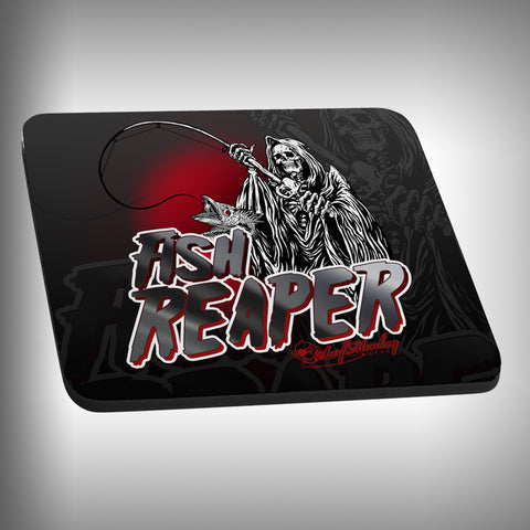 Fish Reaper Mouse Pad with Custom Graphics - SurfmonkeyGear
