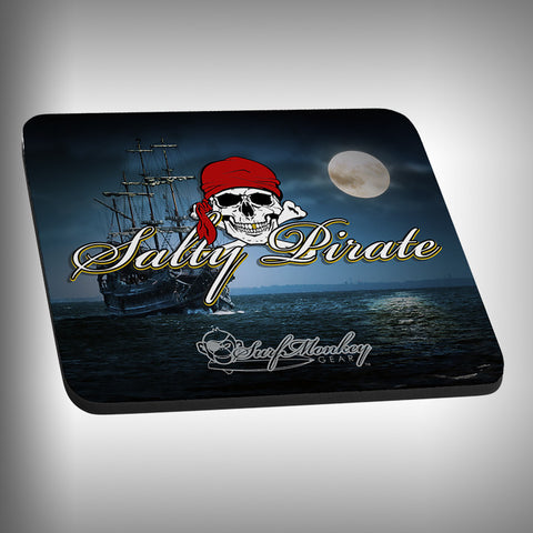 Salty Pirate Mouse Pad with Custom Graphics - SurfmonkeyGear
