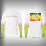 Mahi Fish Scale Sleeve Shirt -  SurfMonkey - Performance Shirts - Fishing Shirt - SurfmonkeyGear