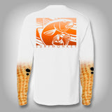 Redfish Scale Sleeve Shirt -  SurfMonkey - Performance Shirts - Fishing Shirt
