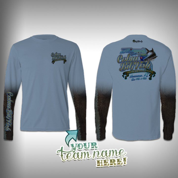 Cobia Big Fish Tournament Team Shirt Unisex - SurfMonkey - Performance  Shirts - Fishing Shirt