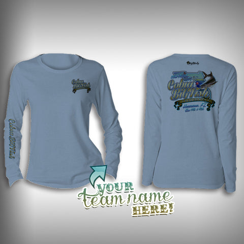 Cobia Big Fish Tournament Team Shirt Womens -  SurfMonkey - Performance Shirts - Fishing Shirt - SurfmonkeyGear
 - 3