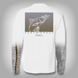 Snook Scale Sleeve Shirt -  SurfMonkey - Performance Shirts - Fishing Shirt
