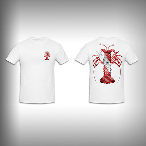 Unisex Short Sleeve Tshirt Custom Full Color Graphics - Spiny Lobster Dive - SurfmonkeyGear
