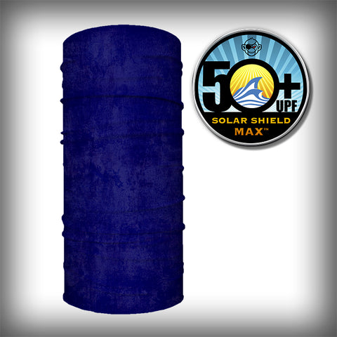 Monk Wrap Neck Gaiter - Face Mask - Bandana - Dirty Navy Color