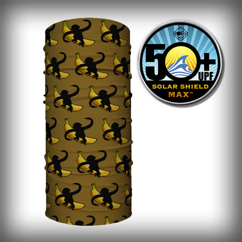 Monk Wrap Neck Gaiter - Face Mask - Bandana - Monkey Bananas