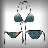 Monkinis™ Custom Full color Bikini - Mermaid Top and Bottom - SurfmonkeyGear
 - 1