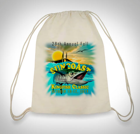 Suncoast Kingfish Classic Drawstring Bag