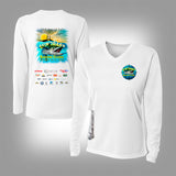 Suncoast Kingfish Classic Womens V-Neck Shirt