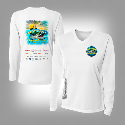 Suncoast Kingfish Classic Womens V-Neck Shirt