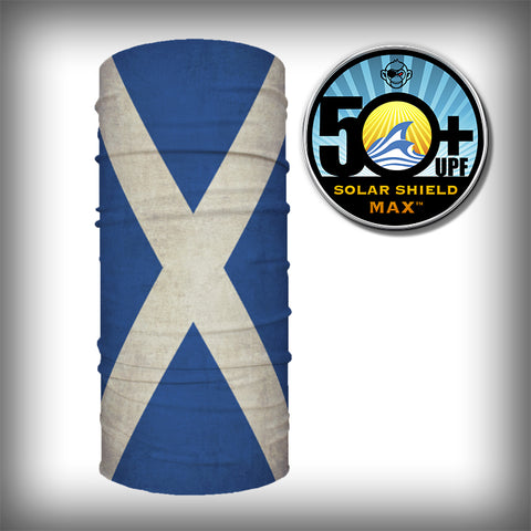 Monk Wrap Neck Gaiter - Face Mask - Bandana - Scotland Flag