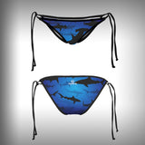 Monkinis™ Custom Full color Bikini - Shark Frenzy Top and Bottom - SurfmonkeyGear
 - 3