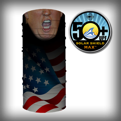 Monk Wrap Neck Gaiter - Face Mask - Bandana - Trump America
