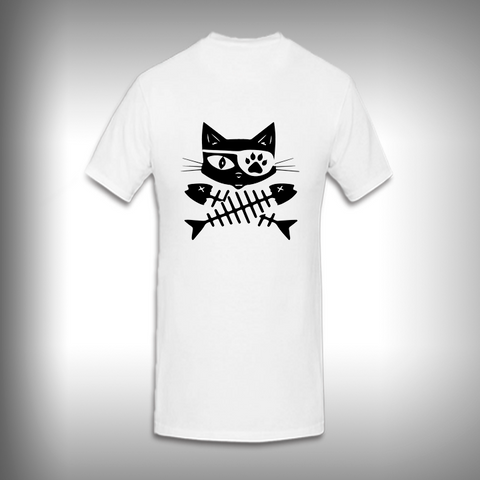 Cat Pirate Short Sleeve Performance Shirt - Pirate Shirts