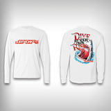 Dive at Your Own Risk - Performance Shirt - Fishing Shirt - SurfmonkeyGear
 - 1