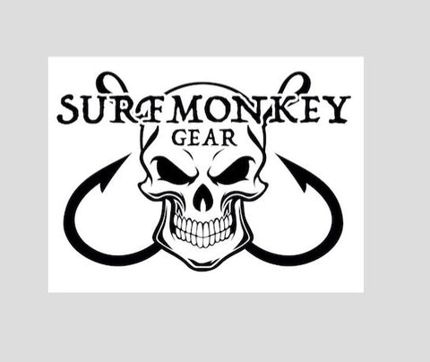 Surfmonkey Gear Decal Sticker - Skull Hook - SurfmonkeyGear
