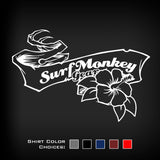 Performance Unisex Tshirt - Moisture Wicking, Odor Resistant - SurfMonkey hibiscus - SurfmonkeyGear
 - 2