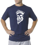Performance T-shirt Moisture Wicking, Odor Resistant t-shirt - Ghost skull - SurfmonkeyGear
 - 1