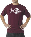 Performance Unisex Tshirt - Moisture Wicking, Odor Resistant - Hibiscus - SurfmonkeyGear
 - 1