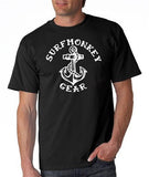Cotton Tshirts - Anchor T Shirt - SurfmonkeyGear
 - 1