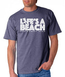 Cotton Tshirts -  Lifes a Beach T Shirt - SurfmonkeyGear
 - 1