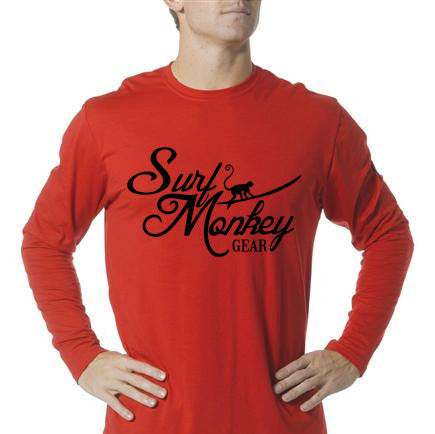 Long Sleeve Unisex Performance Tri-Blend Shirt - Surf Monkey Gear Monkey - SurfmonkeyGear
 - 1