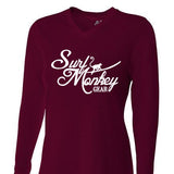 Womens Tri-blend Performance Shirt - Surf Monkey - SurfmonkeyGear
 - 1