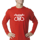 Long Sleeve Unisex Performance Tri-Blend Shirt - Skull Hooks - SurfmonkeyGear
 - 1