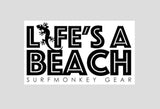 Womens Tri-blend Performance Shirt - Life's a Beach - SurfmonkeyGear
 - 2