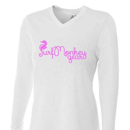 Womens Tri-blend Performance Shirt - Seahorse - SurfmonkeyGear
 - 1