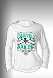 Mermaid Shirt - Curse Like Sailor, Act Like a Mermaid - Womens Performance Shirt - Fishing Shirt - SurfmonkeyGear
 - 2