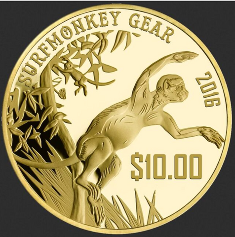 Monkey Money Gift Poker Chip - Gift Certificate - SurfmonkeyGear

