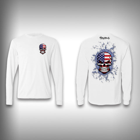 American Skull - Performance Shirts - Fishing Shirt - SurfmonkeyGear
 - 1