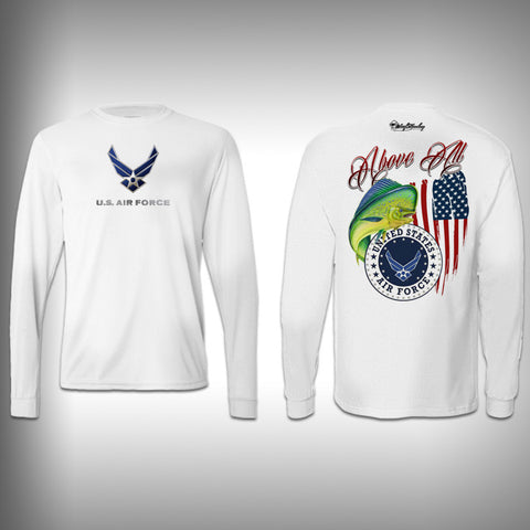 Armed Forced Air Force - Performance Shirt - Fishing Shirt - SurfmonkeyGear
 - 1