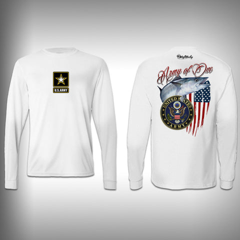 Armed Forces Army - Performance Shirt - Fishing Shirt - SurfmonkeyGear
 - 1