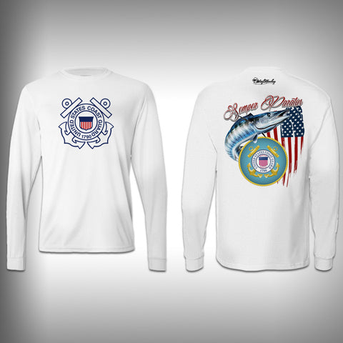 Armed Forces Coast Guard - Performance Shirt - Fishing Shirt - SurfmonkeyGear
 - 1
