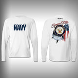 Armed Forces Navy - Performance Shirt - Fishing Shirt - SurfmonkeyGear
 - 1