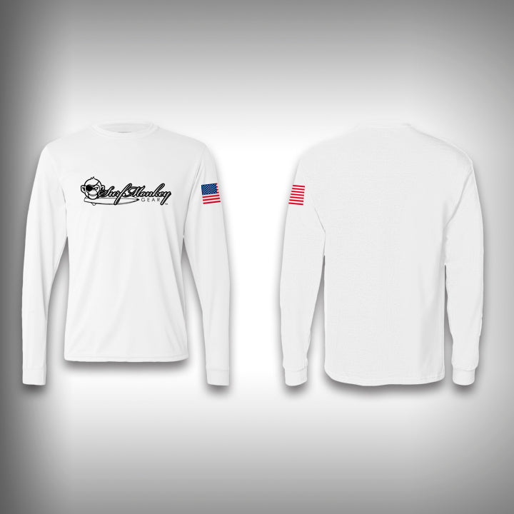 Surfmonkey Pro Performance Logo Long Sleeve Solar – SurfmonkeyGear
