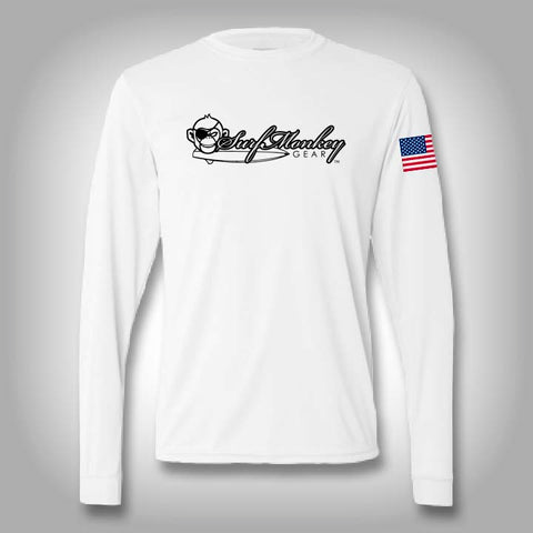 Surfmonkey Pro Performance Logo Long Sleeve Solar