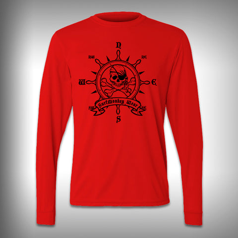 Pirate Wheel - Performance Shirt - Fishing Shirt - Decal Shirts