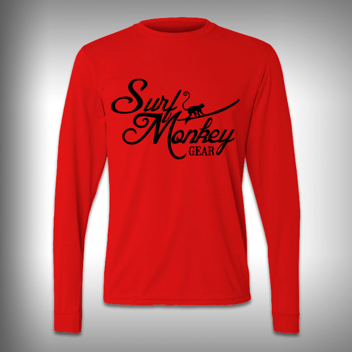 Surf Monkey Logo Surf Monkey - Performance Shirt - Fishing Shirt - Decal Shirts ...