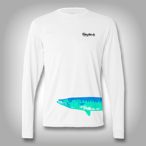 Fish Wrap Shirt -  Barracuda - Performance Shirts - Fishing Shirt