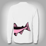 Fish Wrap Shirt -  Salmon - Performance Shirts - Fishing Shirt